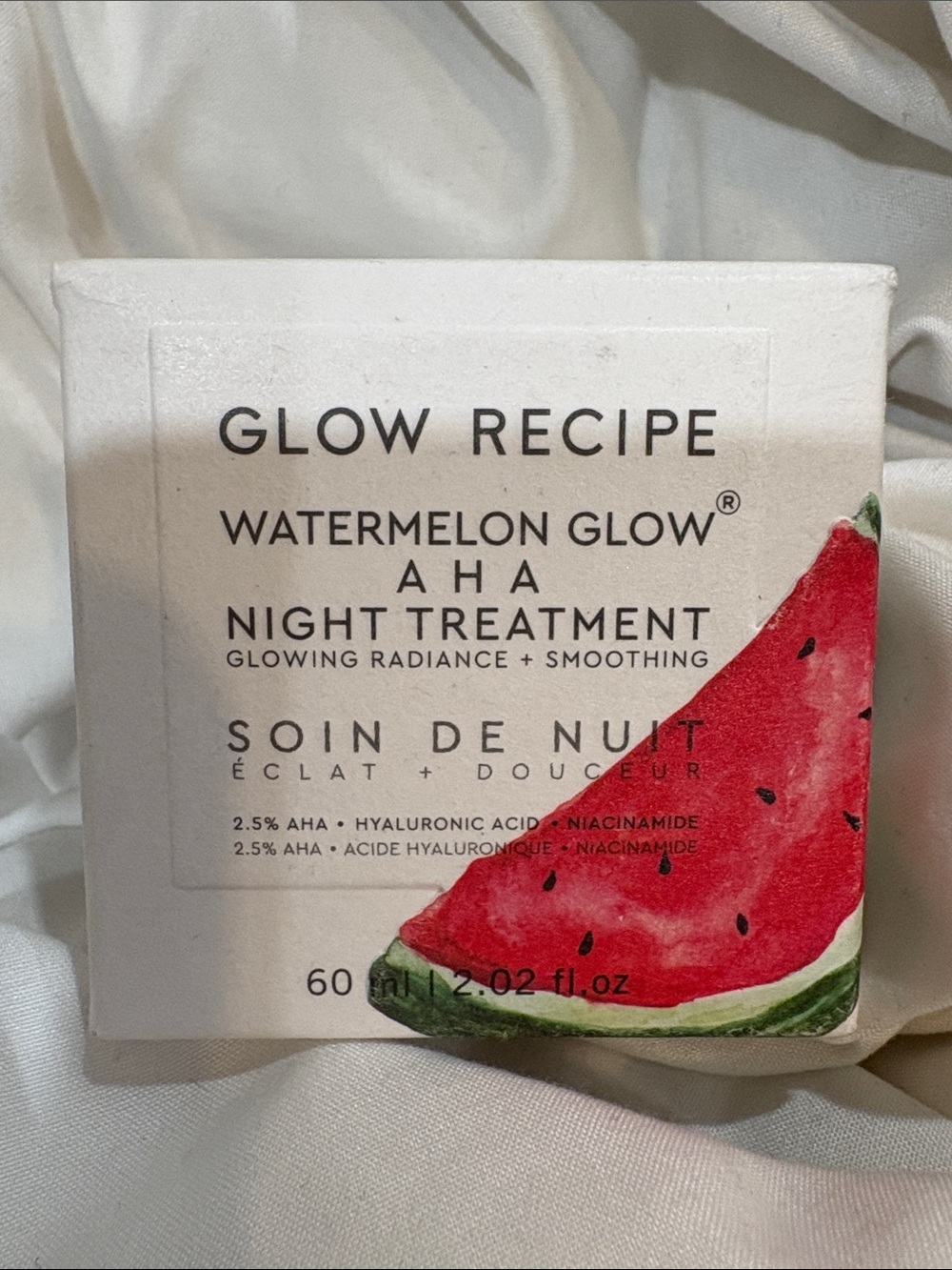 Glow Recipe Watermelon Glow AHA Night Treatment, 60mL, BNIB